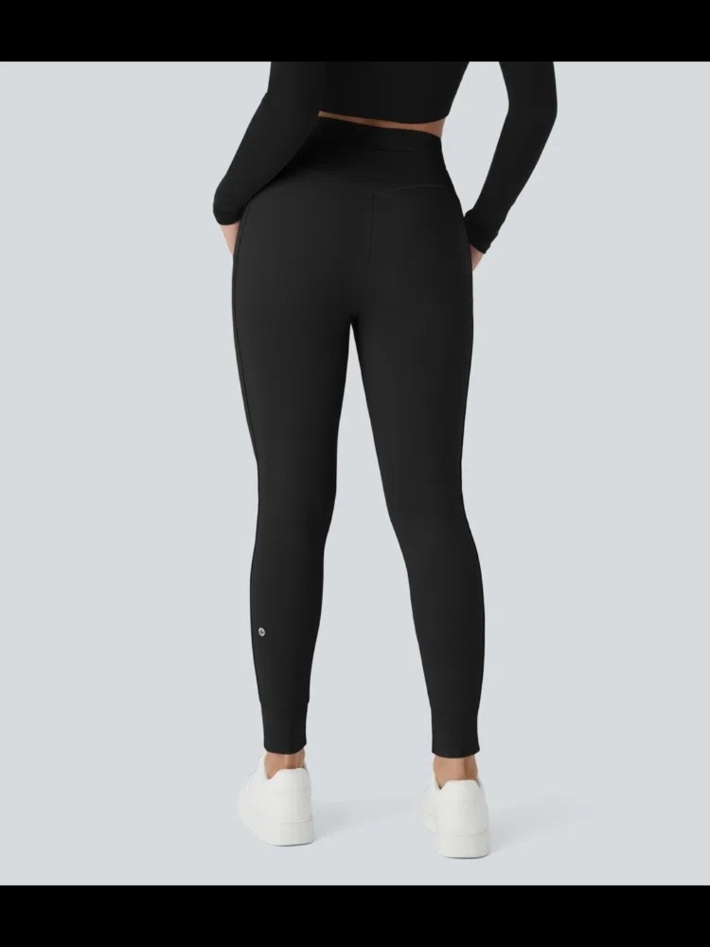 NWOT Halara SoftlyZero™ High Waisted Drawstring Pocket Plain Full Length Jogger - Picture 2 of 4